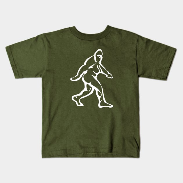 She-squatch Kids T-Shirt by The Esoteric Book Club